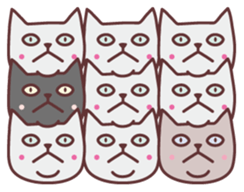 Arrogant cat "Boots" sticker #13163767