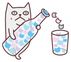 Arrogant cat "Boots" sticker #13163788