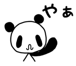 Rabbit & panda, sometimes a bear. 2 sticker #13164231