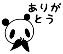 Rabbit & panda, sometimes a bear. 2 sticker #13164234