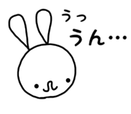 Rabbit & panda, sometimes a bear. 2 sticker #13164239