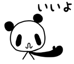 Rabbit & panda, sometimes a bear. 2 sticker #13164247