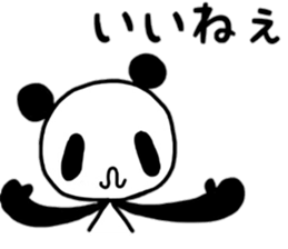 Rabbit & panda, sometimes a bear. 2 sticker #13164252