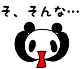 Rabbit & panda, sometimes a bear. 2 sticker #13164258