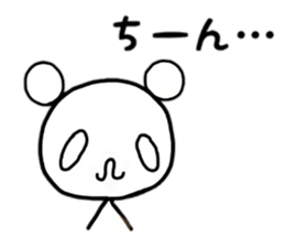 Rabbit & panda, sometimes a bear. 2 sticker #13164259