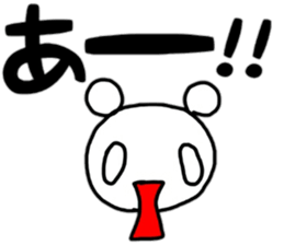 Rabbit & panda, sometimes a bear. 2 sticker #13164260