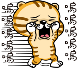 Cute little tiger sticker #13164285