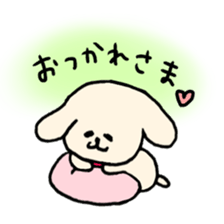 loose color dog life sticker #13164402