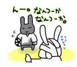 Rabbit hockey sticker #13164531