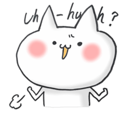 a love and peace cat5 sticker #13164749