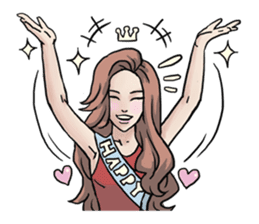 AsB - 130 Heart B (heart Body language ) sticker #13165295