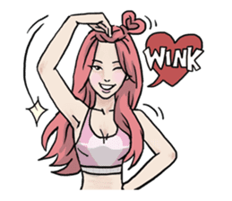 AsB - 130 Heart B (heart Body language ) sticker #13165296