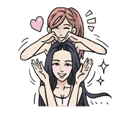 AsB - 130 Heart B (heart Body language ) sticker #13165305