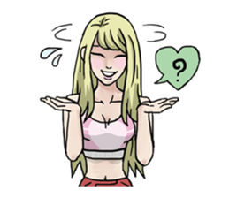 AsB - 130 Heart B (heart Body language ) sticker #13165307