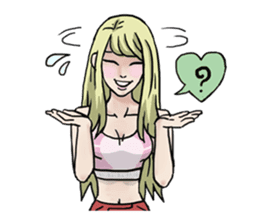 AsB - 130 Heart B (heart Body language ) sticker #13165307