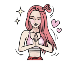 AsB - 130 Heart B (heart Body language ) sticker #13165309