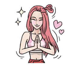 AsB - 130 Heart B (heart Body language ) sticker #13165309