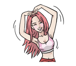 AsB - 130 Heart B (heart Body language ) sticker #13165310