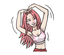 AsB - 130 Heart B (heart Body language ) sticker #13165310