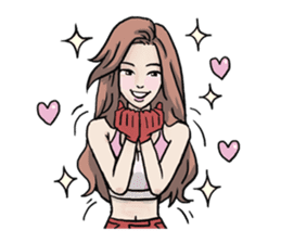 AsB - 130 Heart B (heart Body language ) sticker #13165314