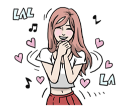 AsB - 130 Heart B (heart Body language ) sticker #13165319