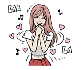 AsB - 130 Heart B (heart Body language ) sticker #13165319