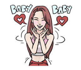 AsB - 130 Heart B (heart Body language ) sticker #13165323