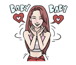 AsB - 130 Heart B (heart Body language ) sticker #13165323