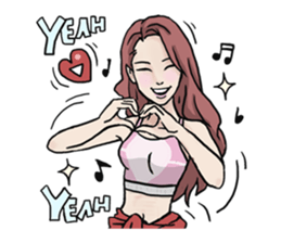 AsB - 130 Heart B (heart Body language ) sticker #13165327