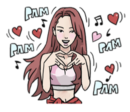 AsB - 130 Heart B (heart Body language ) sticker #13165330