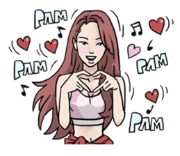 AsB - 130 Heart B (heart Body language ) sticker #13165330