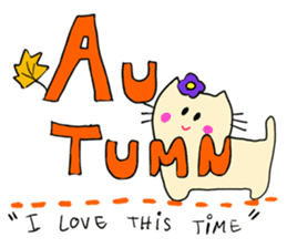 Dinkyneko & Friends #7 Autumn &Halloween sticker #13165502