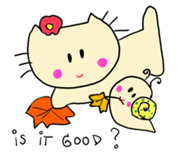 Dinkyneko & Friends #7 Autumn &Halloween sticker #13165504