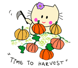 Dinkyneko & Friends #7 Autumn &Halloween sticker #13165511