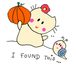 Dinkyneko & Friends #7 Autumn &Halloween sticker #13165512