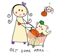Dinkyneko & Friends #7 Autumn &Halloween sticker #13165513