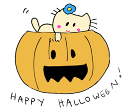 Dinkyneko & Friends #7 Autumn &Halloween sticker #13165517
