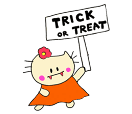 Dinkyneko & Friends #7 Autumn &Halloween sticker #13165521
