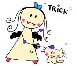 Dinkyneko & Friends #7 Autumn &Halloween sticker #13165522