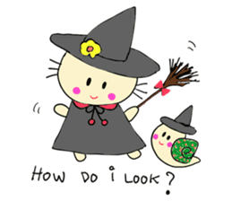 Dinkyneko & Friends #7 Autumn &Halloween sticker #13165524