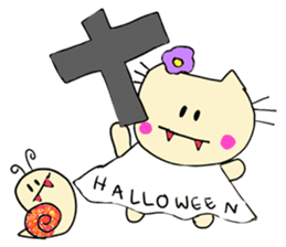 Dinkyneko & Friends #7 Autumn &Halloween sticker #13165532