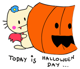 Dinkyneko & Friends #7 Autumn &Halloween sticker #13165534