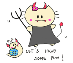 Dinkyneko & Friends #7 Autumn &Halloween sticker #13165537