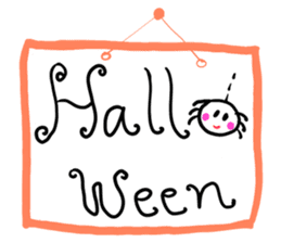 Dinkyneko & Friends #7 Autumn &Halloween sticker #13165541