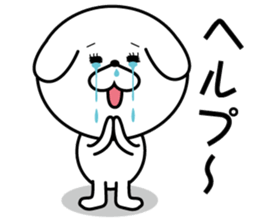 White rabbit Everyday life sticker #13166015