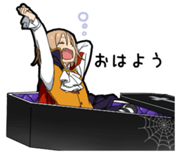 Halloween costume boy sticker #13166306