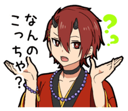 Halloween costume boy sticker #13166314