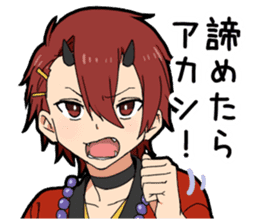 Halloween costume boy sticker #13166317