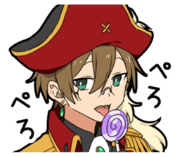 Halloween costume boy sticker #13166323