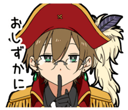 Halloween costume boy sticker #13166325